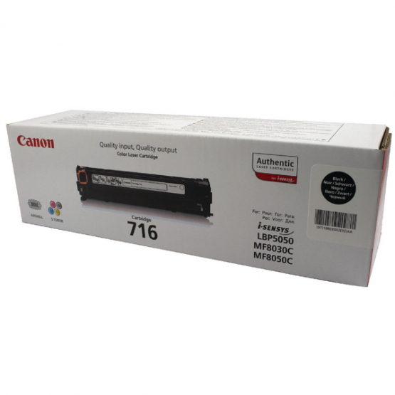 Canon 716BK Black Toner Cartridge (1980B002) 